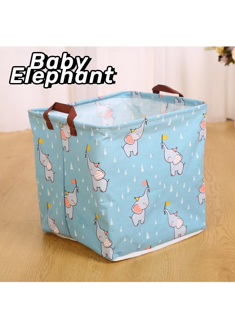 3pcs Foldable Closet Organizer with Handles Colorful Animal Waterproof Packing Cube Toy Box Storage Bin Basket for Drawer Shelf Laundry Bathroom Toilet Home Household Essentials - Image 3