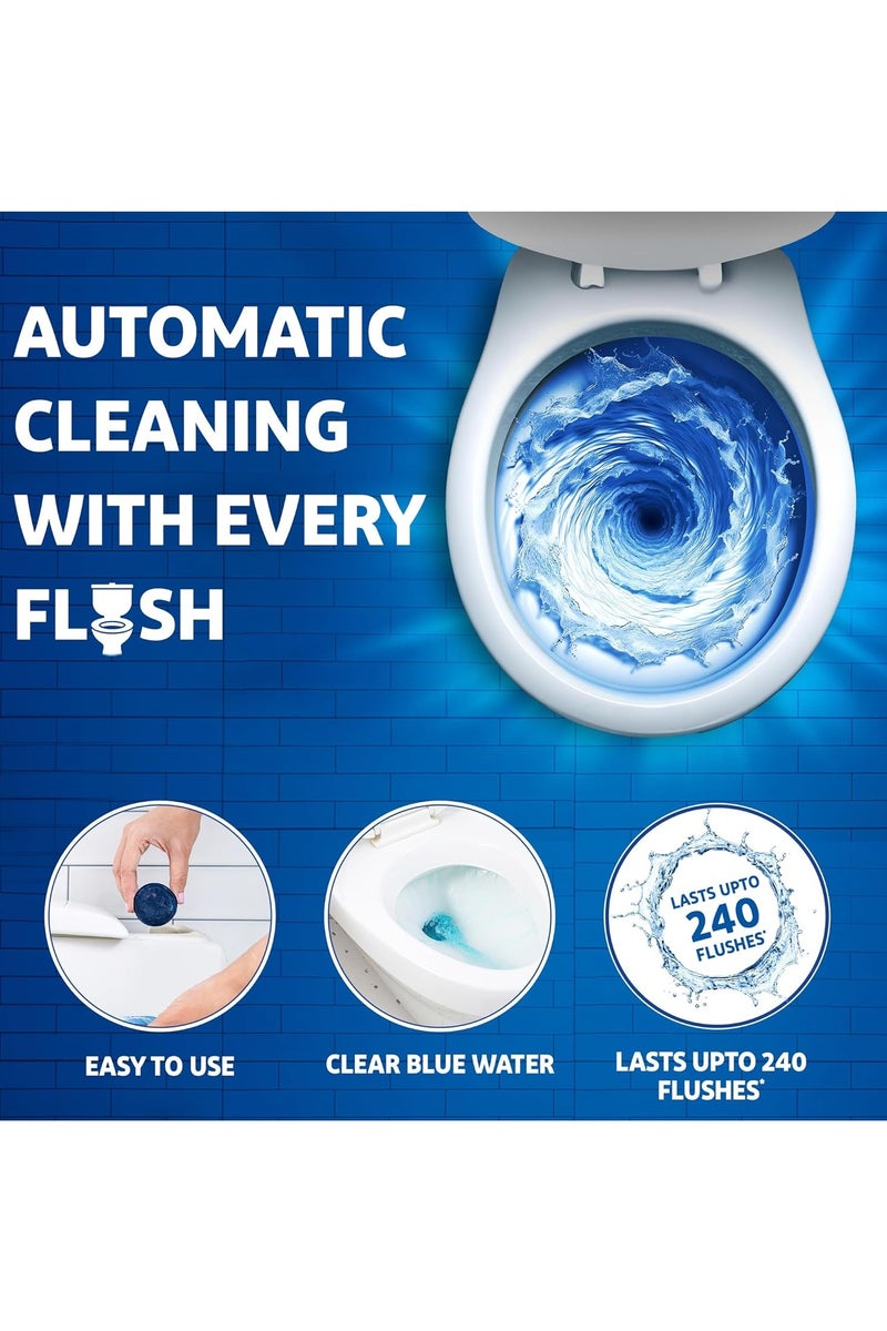 هاربيك مكعبات تنظيف المراحيض هاربيك فلشماتيك، برائحة بحرية - ٥٠ غرامًا (عبوة من ٦ قطع) | كرات تنظيف المرحاض - Image 4