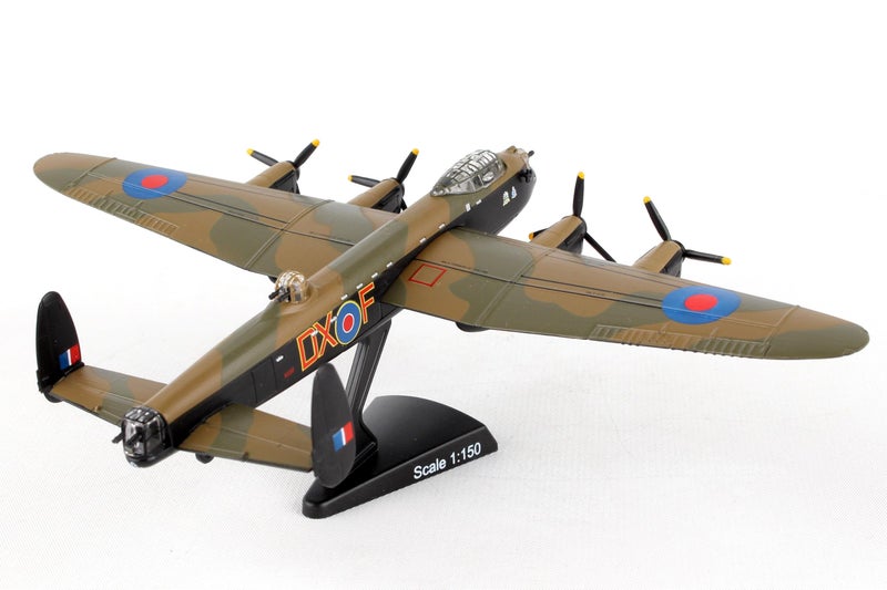 Daron Worldwide Trading Postage Stamp RAF Lancaster 1/150 Just Jane Airplane Model - Image 4