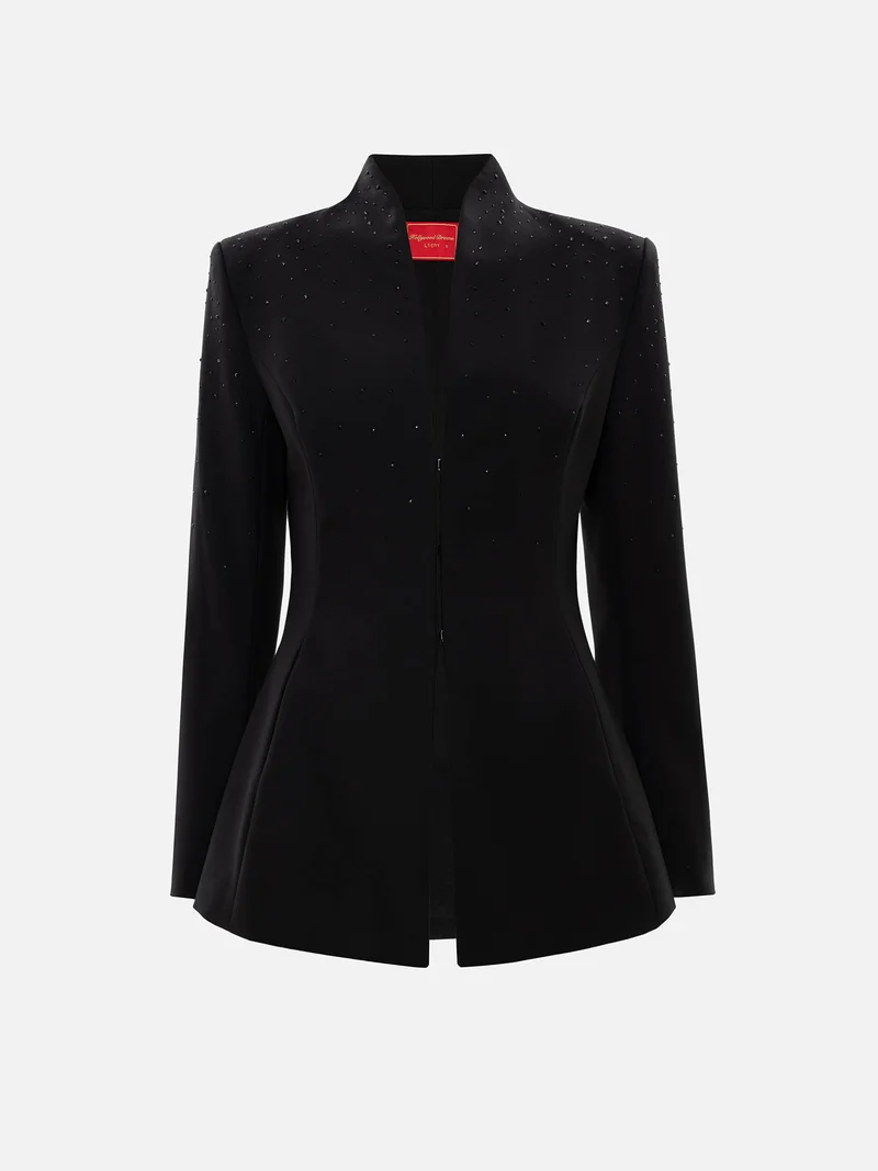 Lichi Fitted jacket with rhinestones