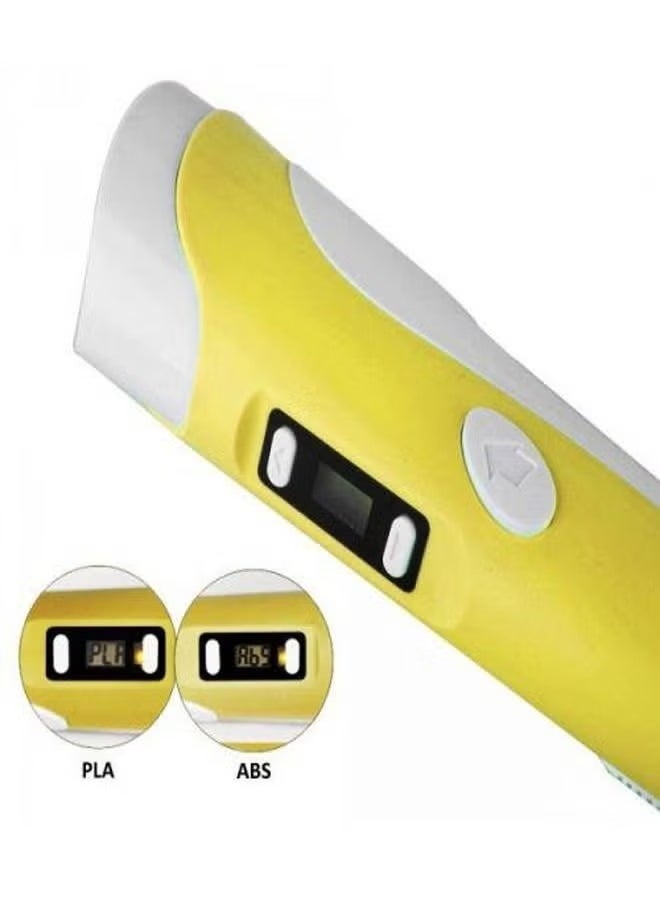 Raxoom - SCRIB3D P1 3D Printing Pen with Display - Contains 3D Pen, 3 PLA Filament Starting Colors, Stencil Book + Project Instructions and Charger - Image 1