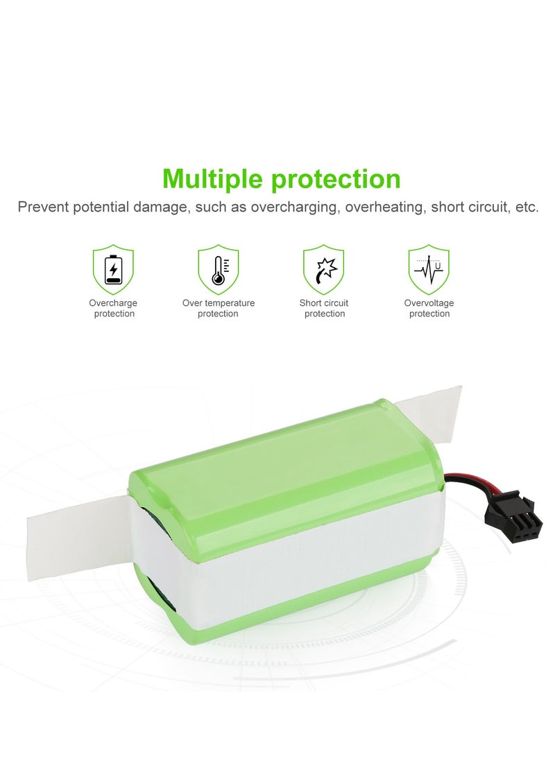 مناسبة لبطارية كنس Ecovacs 14.4V2600mAh المتوافقة مع Eufy RoboVac30  - Image 3