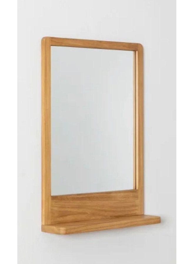 Art Wood Stand Mirrors Light Wooden  12X80X50 Cm 