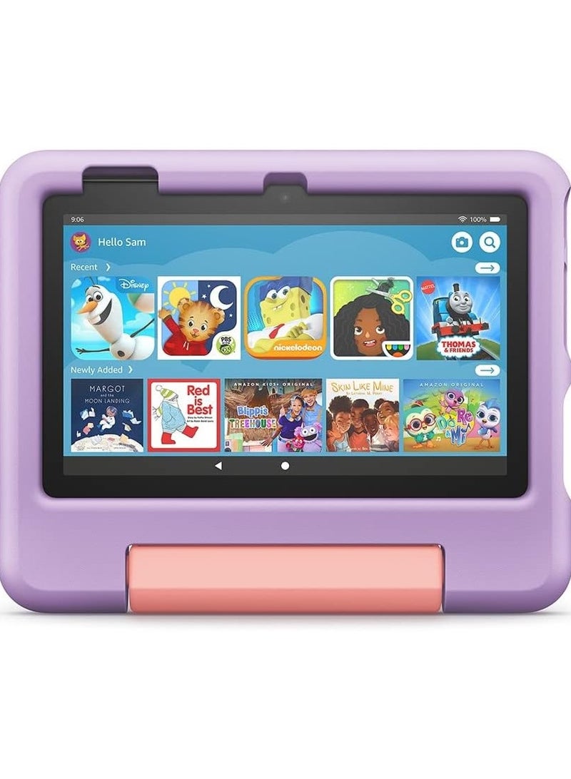 Kids tablet Fire 7, 7" display, ages 3-7,kids love 16 GB, Purple - Image 2