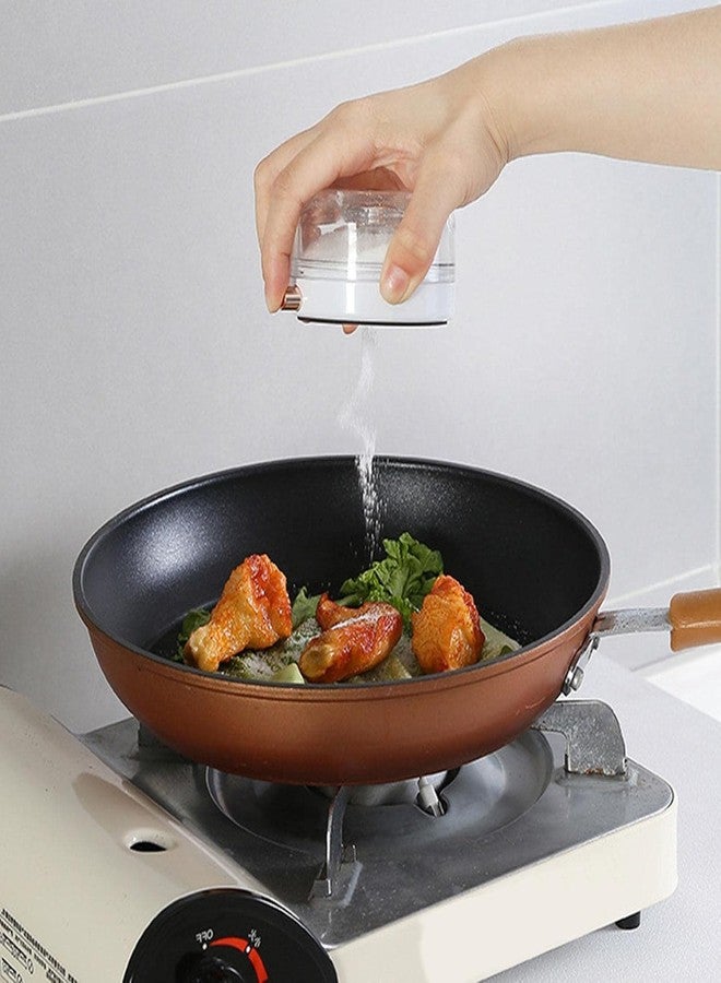 TUPERMAR Magnetic Containers,Small Seasoning Box Wall Mounted Jars | Press-Type Containers Magnetic Suction Tin Salt Bottle for Salt Spices Pepper Powder - Image 3
