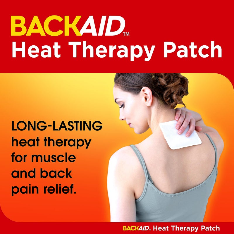 Backaid Heat Therapy Patch, Air-Activated Therapeutic Heat, Medium for Back, Shoulders, and Neck Pain Relief, 8 Count - Image 2