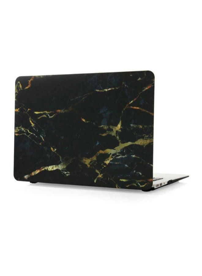 NIBEMINENT Slim Case Cover For Apple MacBook Air 13.3-Inch Black/Gold - Image 1