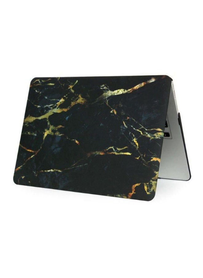 NIBEMINENT Slim Case Cover For Apple MacBook Air 13.3-Inch Black/Gold - Image 2