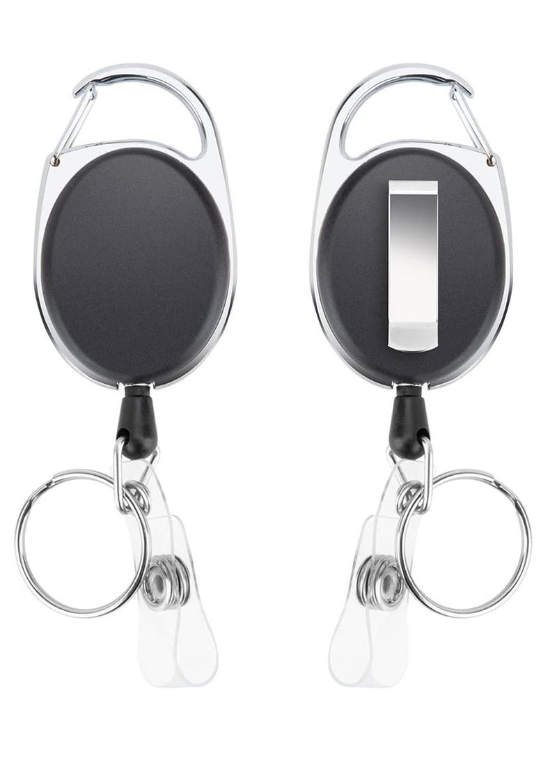 أوزيغالور حزمتين من حاملات بطاقة الهوية مصنوعة من الجلد البوليوروتيدي (PU) مع حبل العنق المنفصل الخاص بها - Image 2