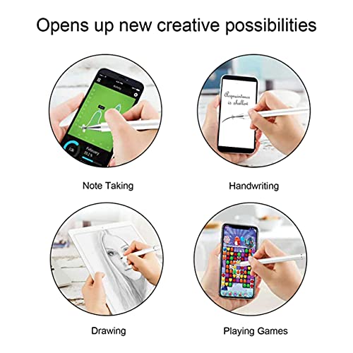 TANTRA Stylus Touch Pen Universal Magnetic Disc Touch Pen Works on Any Touch Screen for Any Brand (Phones, Tables, PC, Laptops, Any Touch Screen) (White), Medium - Image 4