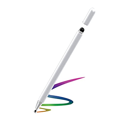 TANTRA Stylus Touch Pen Universal Magnetic Disc Touch Pen Works on Any Touch Screen for Any Brand (Phones, Tables, PC, Laptops, Any Touch Screen) (White), Medium - Image 1