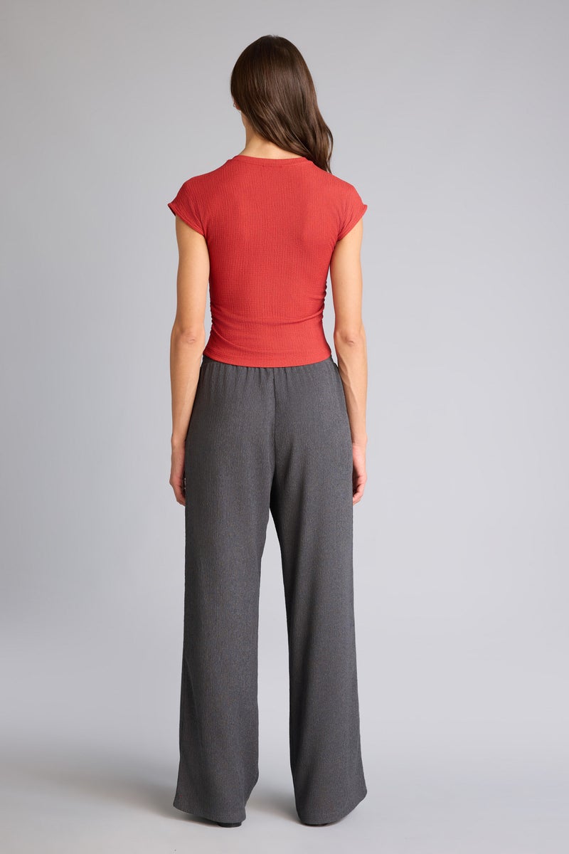 DeFacto Grey Woman Straight Fit Trousers Casual - Image 5