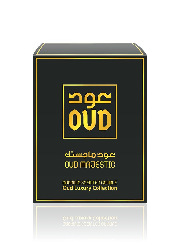 عود لاكشري كوليكشن شمعة عضوية - عود ماجستك 220 مل  - Image 5
