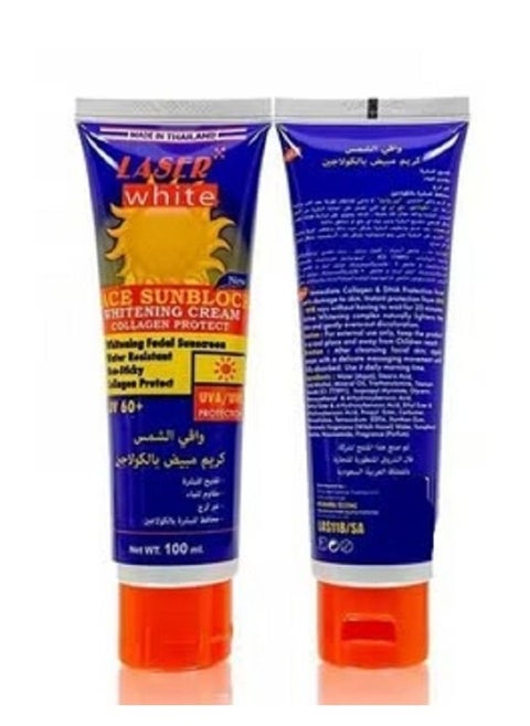 Sunscreen UV 60+ Whitening Cream with Collagen 100 ml