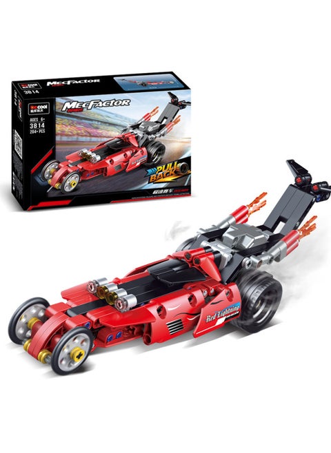 Diku Building Block Technology Mechanical Width Special GT Pull Back Function Assembled Formula Racing Model Boy Toy Gift-Color:3814/Speed Racing
