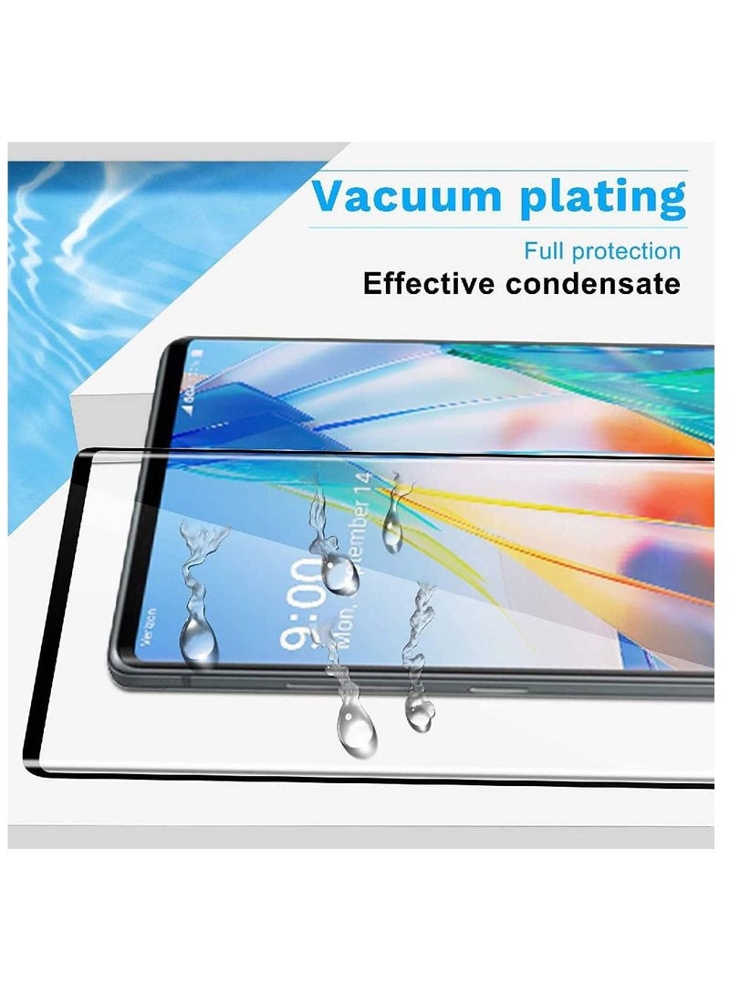 Full Coverage HD Clear Anti-Scratch Anti-Fingerprint Tempered Glass Screen Protector For LG Wing
