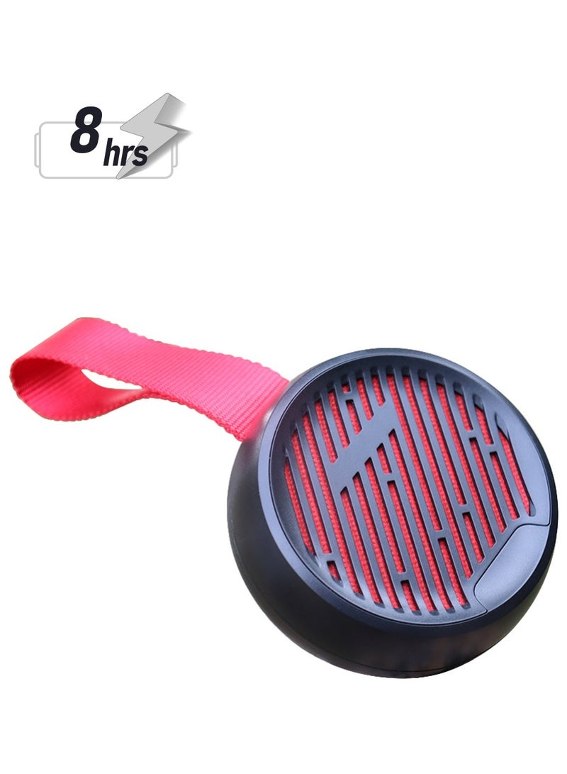 Yoobao Bluetooth Mini Speaker,Portable Wireless Speaker 2000mah Capacity Black&Red - Image 1