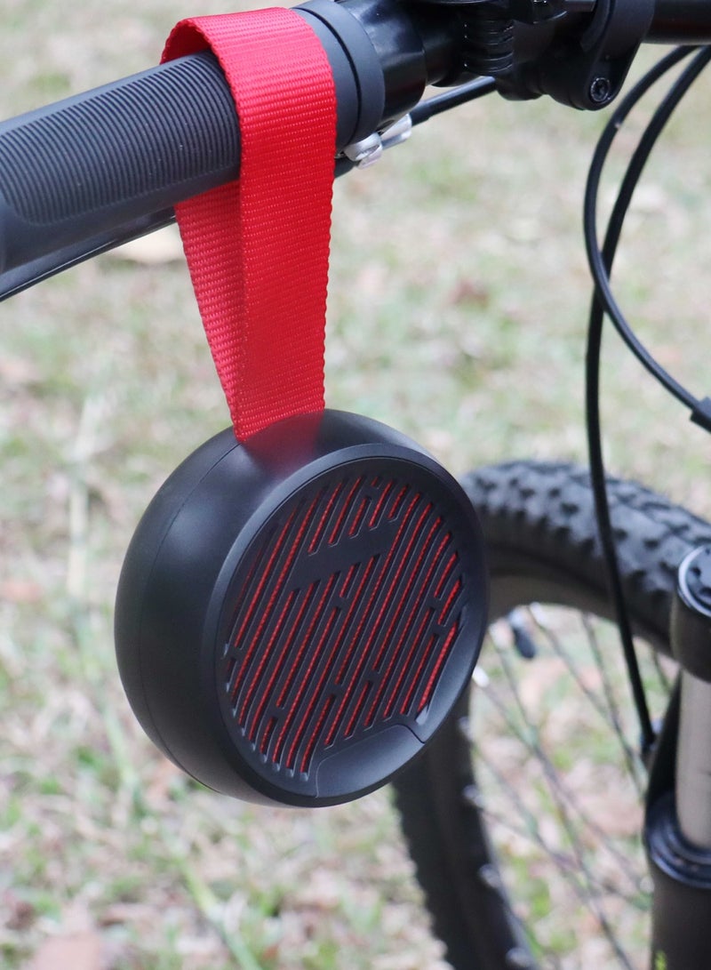 Yoobao Bluetooth Mini Speaker,Portable Wireless Speaker 2000mah Capacity Black&Red - Image 2