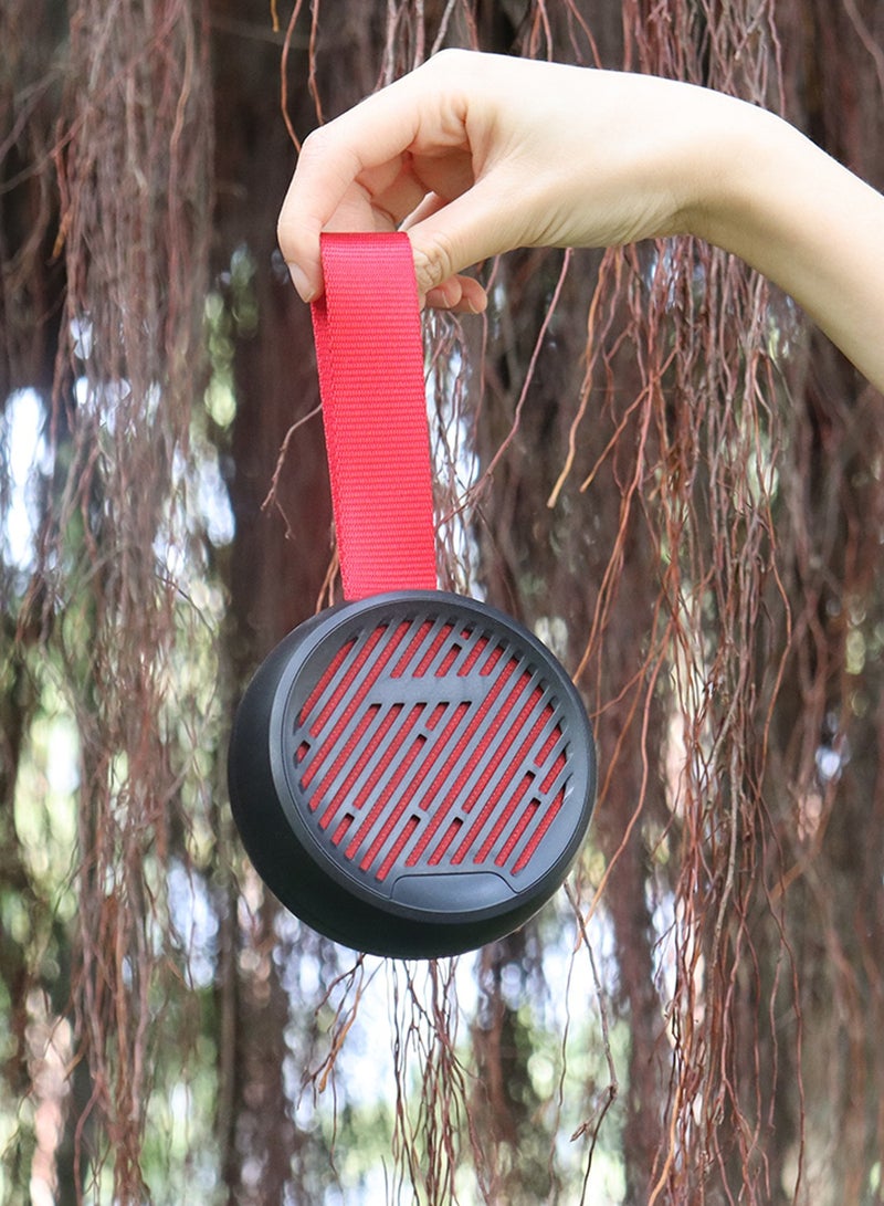 Yoobao Bluetooth Mini Speaker,Portable Wireless Speaker 2000mah Capacity Black&Red - Image 5