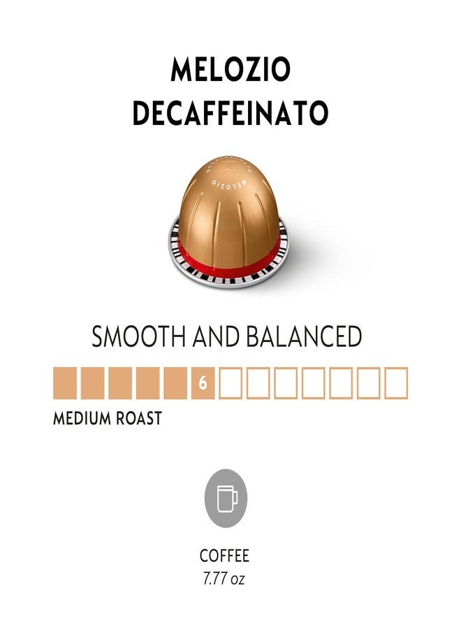 Nespresso Capsules Vertuo, Melozio Decaffeinato, Medium Roast Espresso, 30-Count Coffee Pods, Brews 7.8 oz. - Image 2