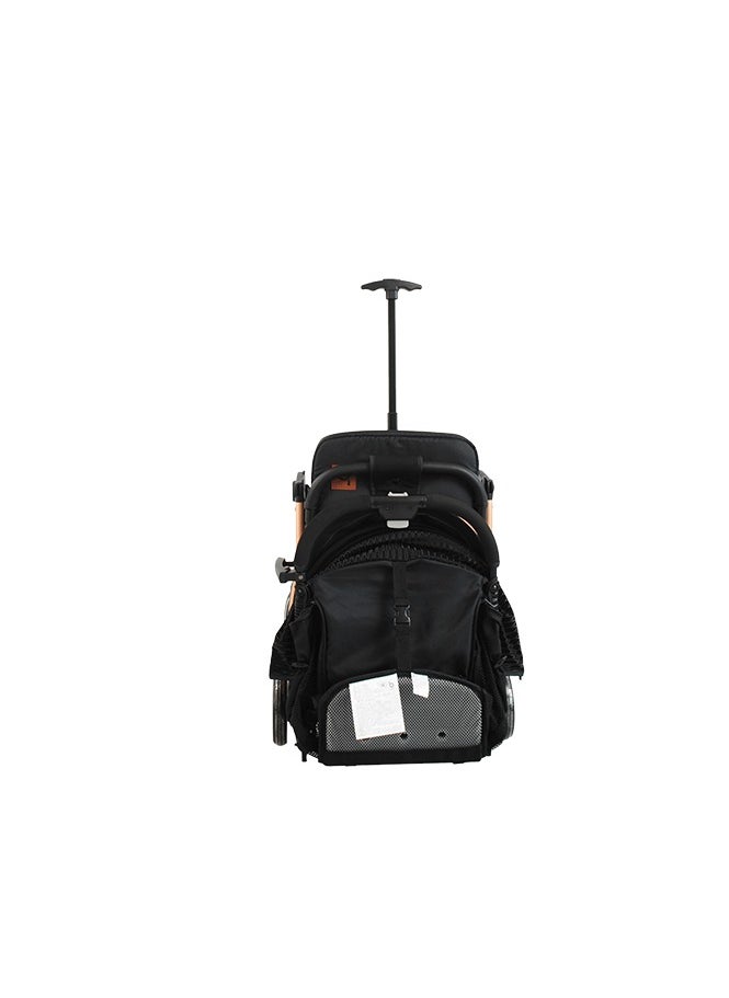 baobaohao Aluminum alloy frame stroller can be used for sitting and lying down. It can be folded with one key for newborns aged 0-3. Baby stroller.  - Image 5