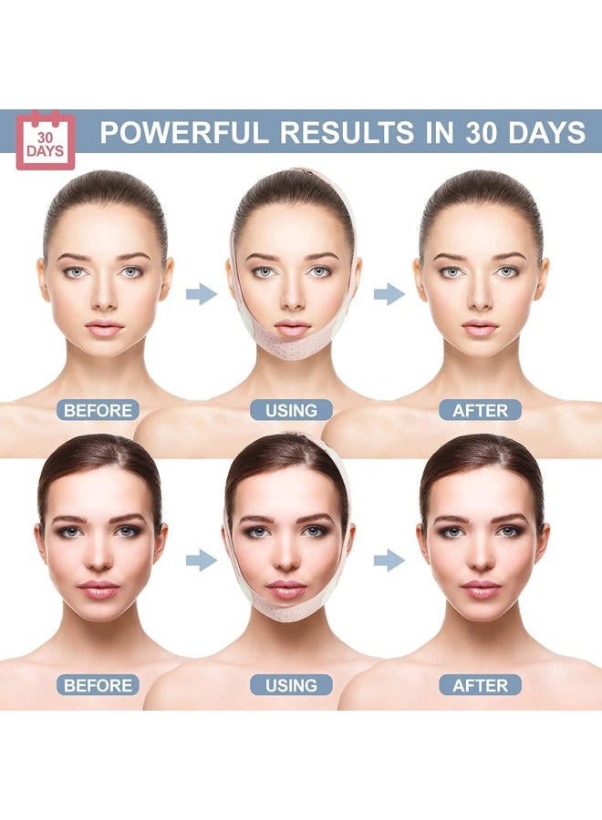 Galeboy Double Chin Reducer Face Slimming Strap V Line Lifting Face-belt Chin Strap For Women and Men Tightening Skin Preventing Sagging - Image 5