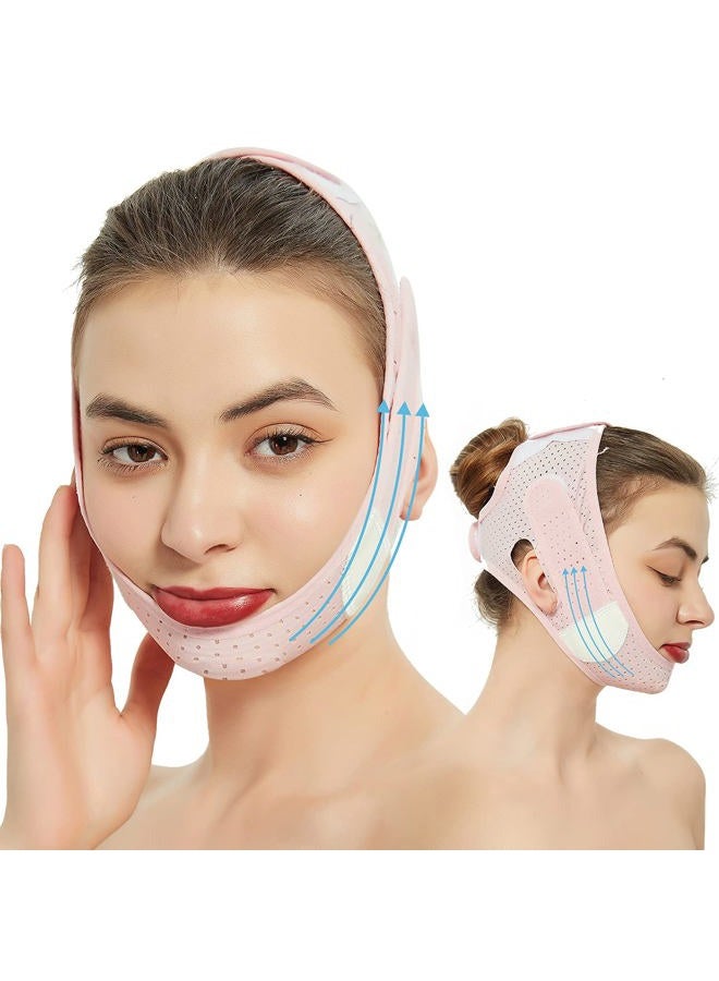 Galeboy Double Chin Reducer Face Slimming Strap V Line Lifting Face-belt Chin Strap For Women and Men Tightening Skin Preventing Sagging - Image 2