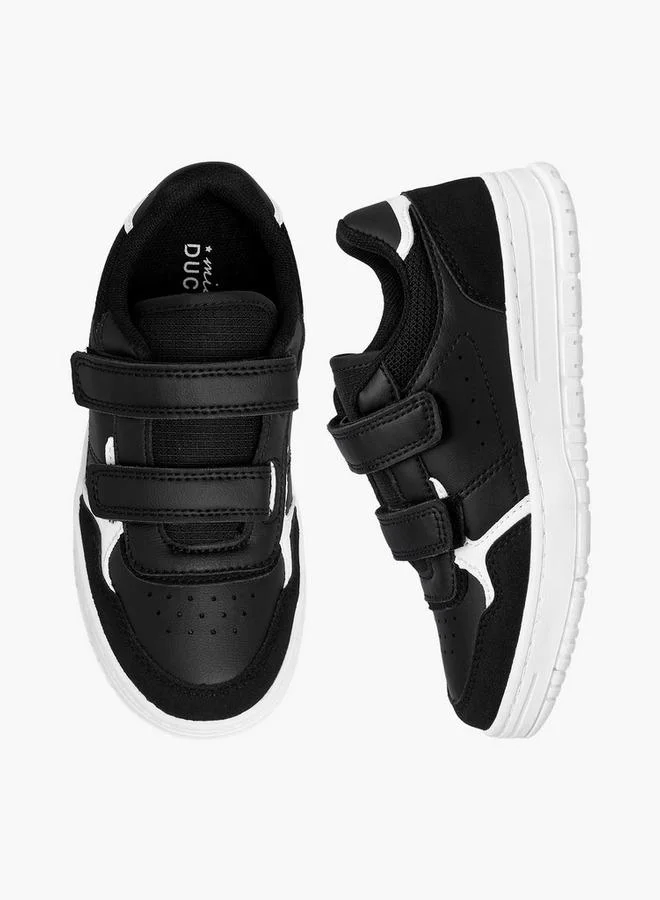 Mister Duchini Boys Hook & Loop Sneakers