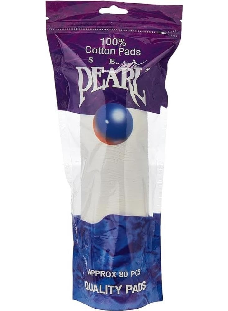 Pearl Cotton Make Up Cosmetic Pads 3 x 80 – Soft Cotton Pads for Makeup Removal & Skincare - Image 3