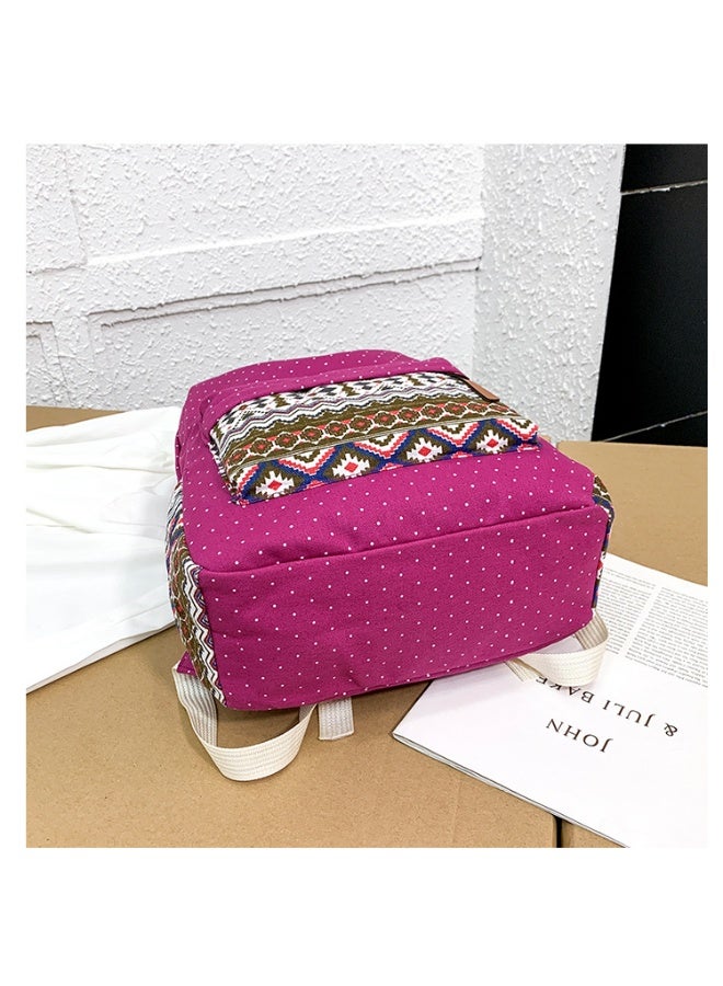 شاربدو مجموعات حقيبة الظهر متعددة الوظائف من 3 قطع للفتاة ، حقائب المدرسة للأطفال ذات القدرة الكبيرة ، حقيبة المدرسة + الكتف + القلم الرصاص ، حقيبة الظهر المألوفة والعادية ، حقيبة ديكور اليد (الأرجواني) - Image 5