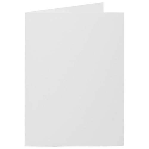 LUXPaper A6 Folded Cards | 4 5/8" x 6 1/4" | Bright White | 80lb. Cover | 50 Qty - Image 4
