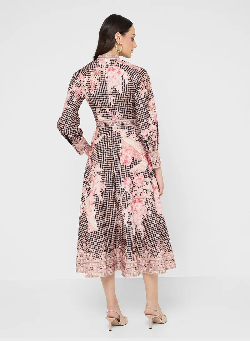 Khizana Floral Print Dress