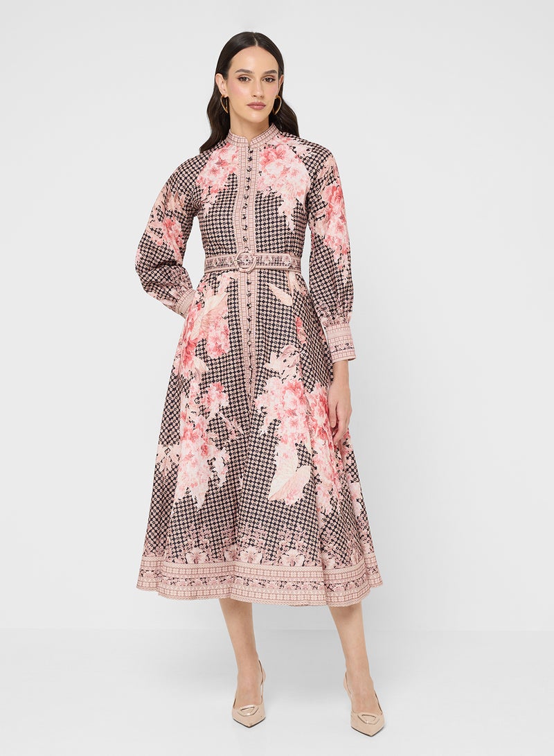 خزانة فستان بطبعة زهور - Image 4