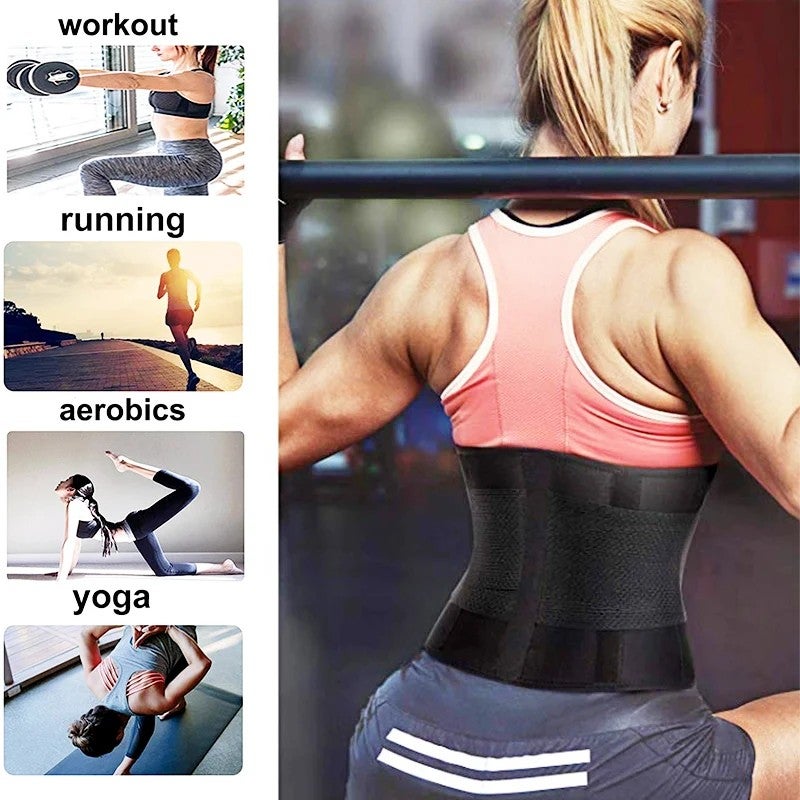 Bluejw Women Waist Trainer - Tummy Control Abdomen Trimmer - Sauna Sweat Workout Waist Trimmer Belt - Body Shaper Girdle - Sports Belly Band for Women - Image 5