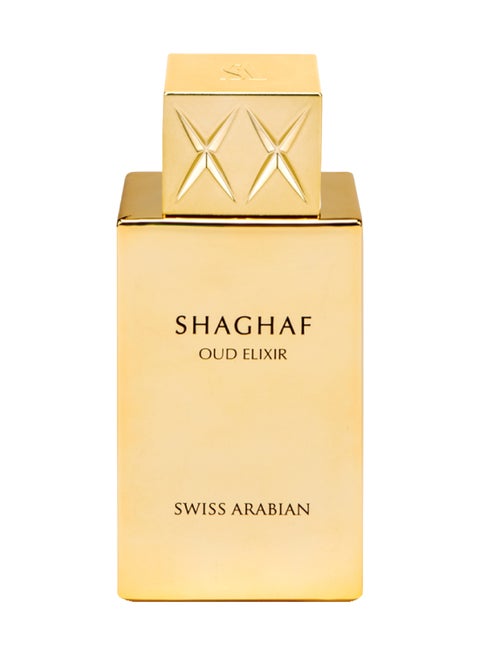 Shaghaf Oud Elixir Eau de Parfum, 75ml, Premium Quality Perfume, Women and Men’s Fragrance, Oud, Gourmand, Amber Luxurious Blend Perfumes for Men and Women