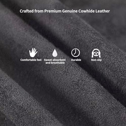 Qiyibei Suede Leather Steering Wheel Cover Wrap Kit - DIY Stitch-On for 14.5-15" Wheels, Superior Sweat Absorption & Non-Slip Grip, Comfortable & Durable Year-Round Upgrade - Image 4