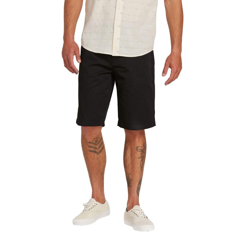 Volcom Mens Vmonty Chino Shorts Black 33