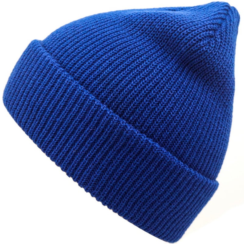 MaxNova Slouchy Beanie Hats Winter Knitted Caps Soft Warm Ski Hat (Royal Blue) - Image 1