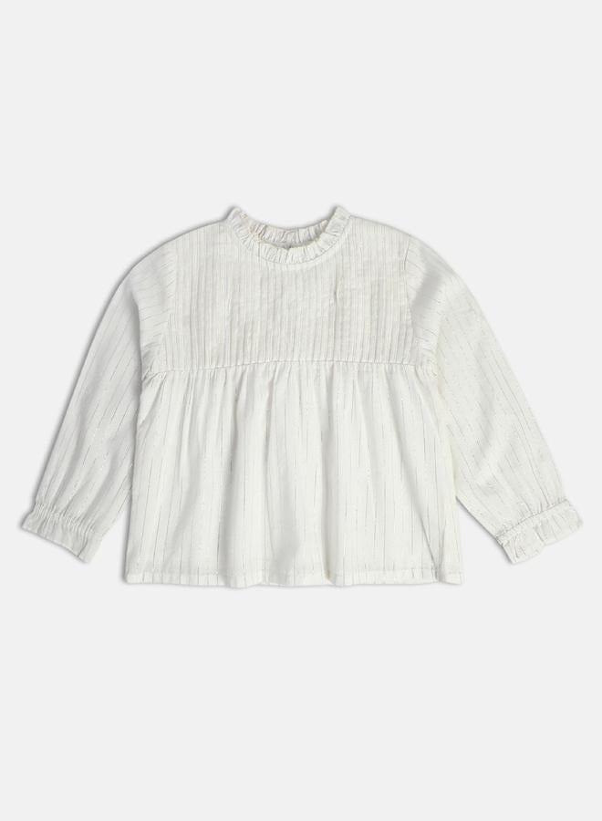 MINIKLUB Girls Cotton Long Sleeve High Neck Top - Image 1