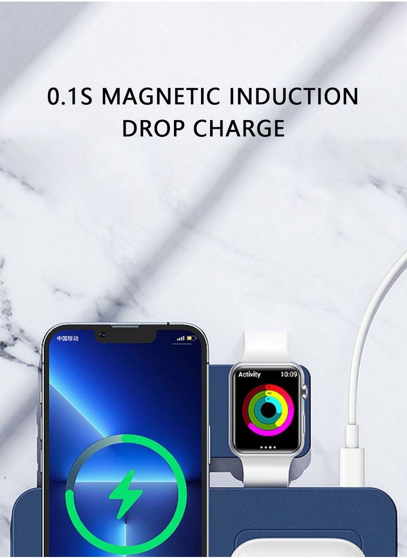 REMAX - REMAX 3-in-1 Foldable Wireless Charger with Light - Image 1