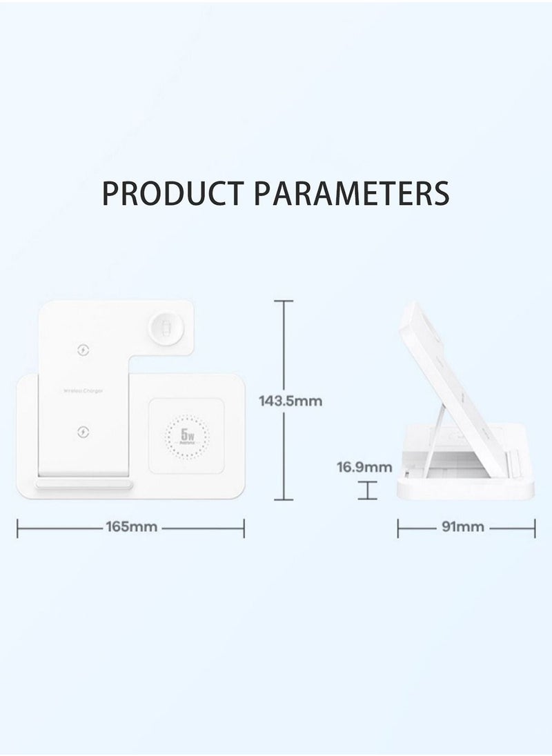 REMAX - REMAX 3-in-1 Foldable Wireless Charger with Light - Image 1