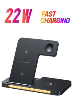 REMAX 3-in-1 Foldable Wireless Charger with Light