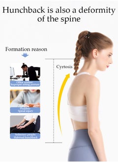 DUNISO Posture Corrector Belt for Men and Women Comfortable Adjustable Back Braces Improve Neck Shoulder Posture Bands Pain Relief for Back Shoulders Neck  - Image 5
