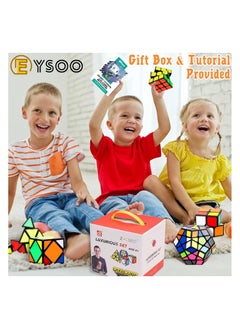 مجموعة مكعبات روبيك من EYSOO - عبوة من 4 مكعبات سحرية (3 خيارات) - pzsku/ZA8EB7F8BC27105F9372EZ/45/_/1732981559/b179799b-9842-4abb-85da-85ef429e3b2f