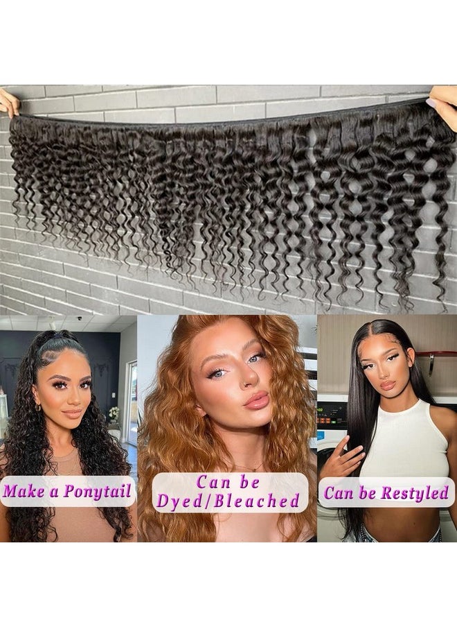 Beautymoon Eautymoon Water Wave Bundles 16 18 20 Inch Wet And Wavy Bundles 100% Unprocessed Brazilian Virgin Hair Bundles 10A Water Wave 3 Bundles Human Hair Extensions For Black Women Natural Color  - Image 5