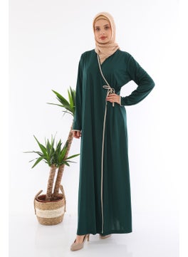 Medipek Women's Side Tied Prayer Dress Emerald Green  - Image 1