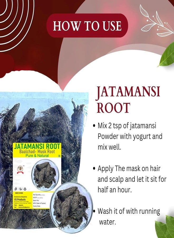 VS Products Jatamansi Root, 100g | Balchad | Indian Spikenard - Image 2