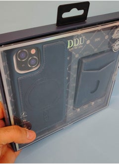 Generic Regular Apple 128 case, navy blue edges with a very distinctive brown back, comes in a wonderful box  The wallet has a magnetic adhesive to the back of the case  - Image 4