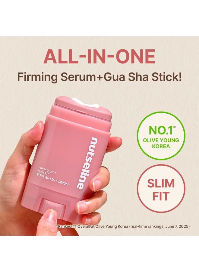 Nutseline Slim Fit Gua Sha Serum – Korean Beuaty Firming & Contouring Body Serum with Aromatherapy & Nut Extracts – Lightweight Lotion Texture for Sculpted Skin from Jawline to Calves – 60ml - Image 2