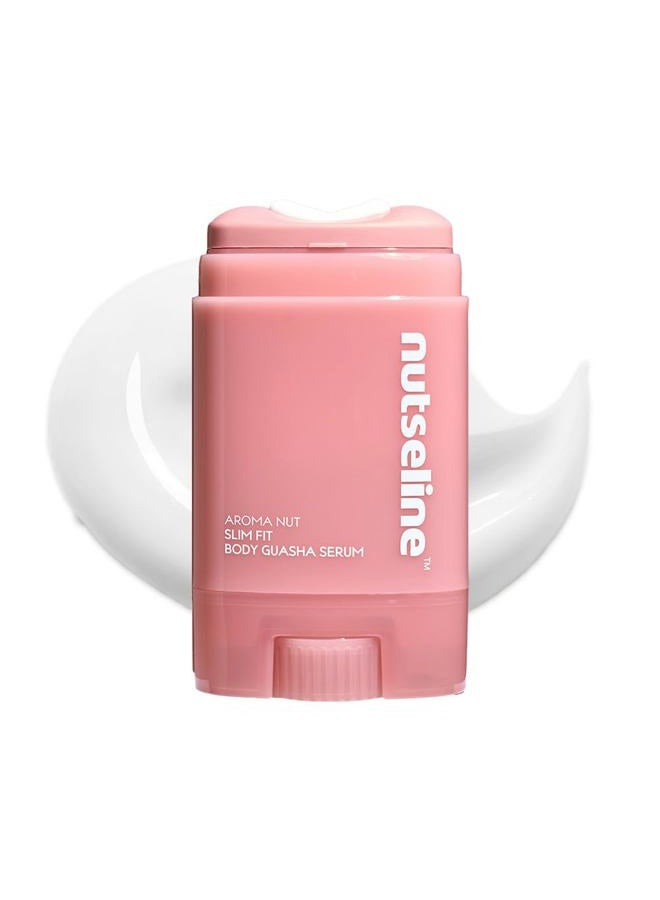 Nutseline Slim Fit Gua Sha Serum – Korean Beuaty Firming & Contouring Body Serum with Aromatherapy & Nut Extracts – Lightweight Lotion Texture for Sculpted Skin from Jawline to Calves – 60ml - Image 1